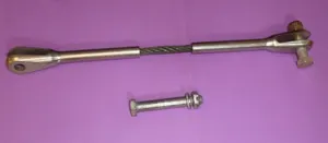 HELICOPTER MAIN ROTOR SAFETY CABLE 3/8" BOLT HOLES Aviation 